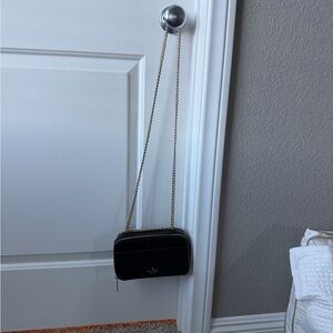 Kate Spade Black Crossbody Bag with Gold Chain